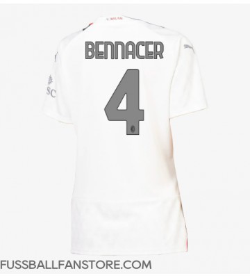 AC Milan Ismael Bennacer #4 Replik Auswärtstrikot Damen 2023-24 Kurzarm